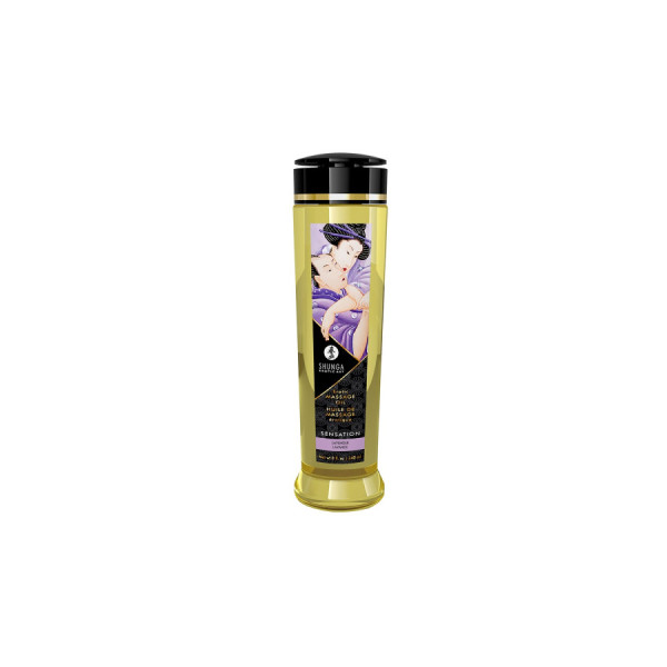Huile de massage Sensation lavande aphrodisiaque 240ml 